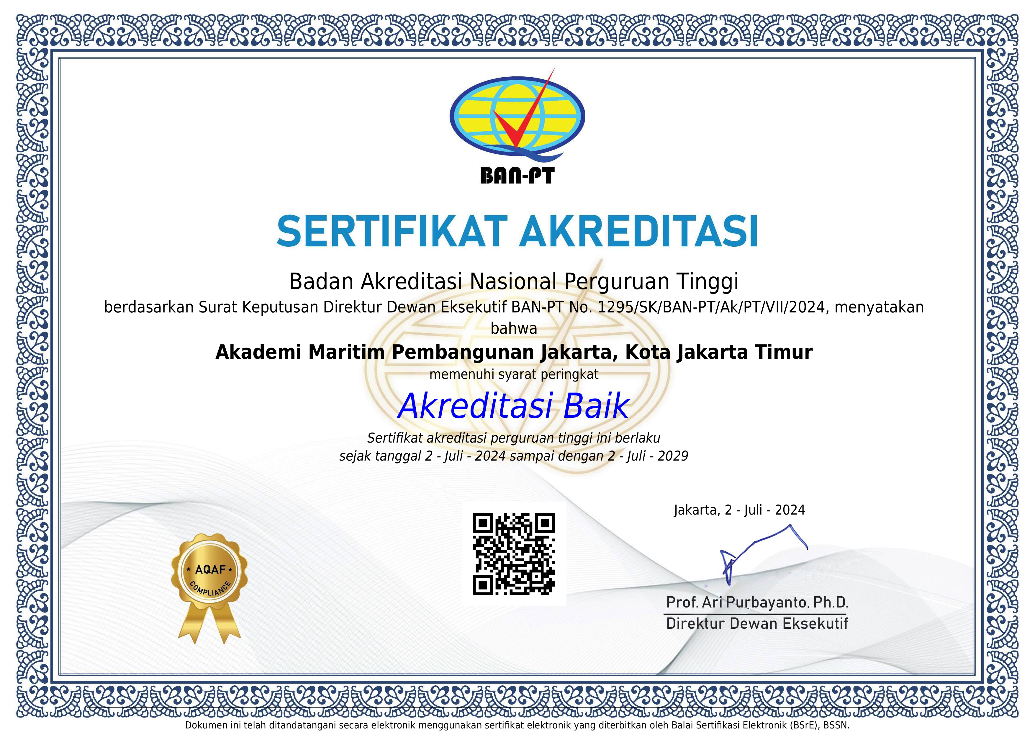 Sertifikat BAN-PT